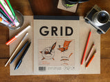 Design Ideation Grid Paper Creative Project Pad for Pencil, Ink, and Marker. Great for Art, Design and Education. (Jumbo 8.5" x 11") (1 Pad)