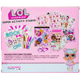 L.O.L Surprise! Super Activity Set Studio by Horizon Group USA, Sketch & Create with Stickers & Gemstones, Multicolor