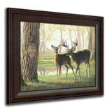 Whitetail Spring - Personalized Romantic Wildlife and Animal Framed Prints for Anniversaries, Weddings, Valentine's, and Christmas!