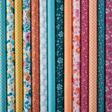 Connecting Threads Print Collection Precut Quilting Fabric Bundle 5" Charm Squares (Cascade Meadow)