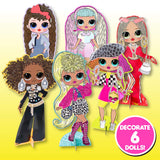 LOL OMG Ultimate Dress Up Designer by Horizon Group USA.Decorate 6 Dolls With Over 100 Accessories.DIY Fashion Craft Kit.Open Blind Bags,Mix & Match 25 Woven Fabrics.Stencils & Fabric Included