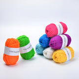 TYH Supplies 8 Skeins 70 Yard Acrylic Yarn Assorted Rainbow Colors