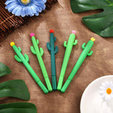 30 Pieces Cactus Shaped Rollerball Pens Cactus Gel Ink Pens Writing Pen for Office School Home Writing Gift Supplies