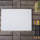 Sketch Pad - Size 8.5 x 11.0 Inches Sketch Book - 80 Sheets Sketch Paper - Linen Bound Hardback - Ideal for Drawing, Sketching, Journaling - MozArt Supplies