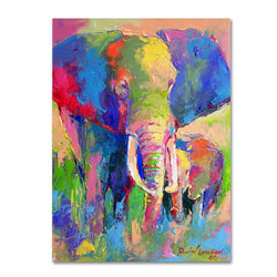 Elephant 1 by Richard Wallich, 18x24-Inch Canvas Wall Art