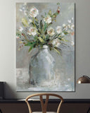 WEXFORD HOME Country Bouquet I Gallery Wrapped Canvas Wall Art, 24x32,