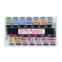 Dr. Ph. Martin's Radiant Concentrated Water Color, 0.5 oz, Set of 14 (Set D)