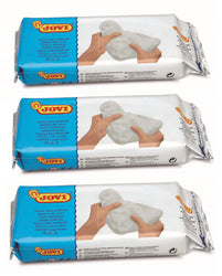 Jovi Premium European Air Dry Modeling Clay Pack of 3, White, 2.2 Lb Each 6.6-Lbs Total