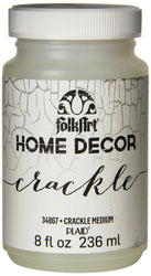 FolkArt 34867 Home Decor Chalk Furniture & Craft Paint in Assorted Colors, 8 ounce, Crackle