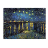 The Starry Night II, 1888 by Vincent van Gogh, 24x32-Inch Canvas Wall Art