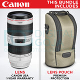 Canon EF 70-200mm f/2.8L is III USM Lens with Altura Photo Complete Accessory and Travel Bundle