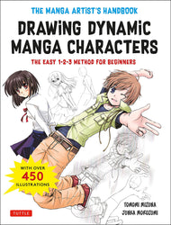 The Manga Artist's Handbook: Drawing Dynamic Manga Characters: The Easy 1-2-3 Method for Beginners