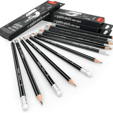 Bruynzeel Gluten Free HB Graphite Pencils with Rubber Tip - Box of 36