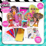 LOL OMG Ultimate Dress Up Designer by Horizon Group USA.Decorate 6 Dolls With Over 100 Accessories.DIY Fashion Craft Kit.Open Blind Bags,Mix & Match 25 Woven Fabrics.Stencils & Fabric Included