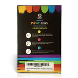 Premium Paint Pens by Beric 12 pack, Oil-based Paint Marker, Medium Point, Writes on Almost Anything, Water and Sun Resistant Vibrant Colors Low Odor Long Lasting Fast Drying Assorted Colors