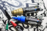 Pebeo 4Artist Marker, Oil Paint Markers, Metallic Set of 3 x 8 mm