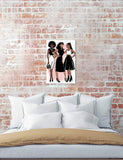 The Oliver Gal Artist Co. Fashion and Glam Wall Art Canvas Prints 'Lovely Gals' Home Décor, 24" x 36", Black, White