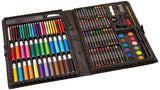 Darice 120-Piece Deluxe Art Set - Art Supplies for Drawing, Painting and More in a Plastic Case - Makes a Great Gift for Children and Adults