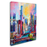 Chicago 3 by Richard Wallich, 24x32-Inch Canvas Wall Art