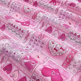 Timeless Treasures CC-410 Hearts of Hope Pink Fabric by the Yard