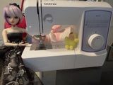 sewing machine,artsy sister,bjd doll