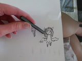 charcoal pencil,pencil,artsy sister