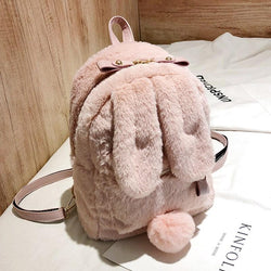Spreepicky Kawaii Bunny Ear Plush Backpack SP15635