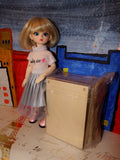 artsy sister, bjd doll, unfinished wood