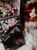artsy sister, flower stickers, bjd doll