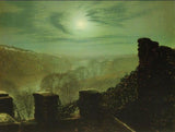 142 Color Paintings of John Atkinson Grimshaw - British Romantic Landscape Painter (September 6, 1836 - October 13, 1893)